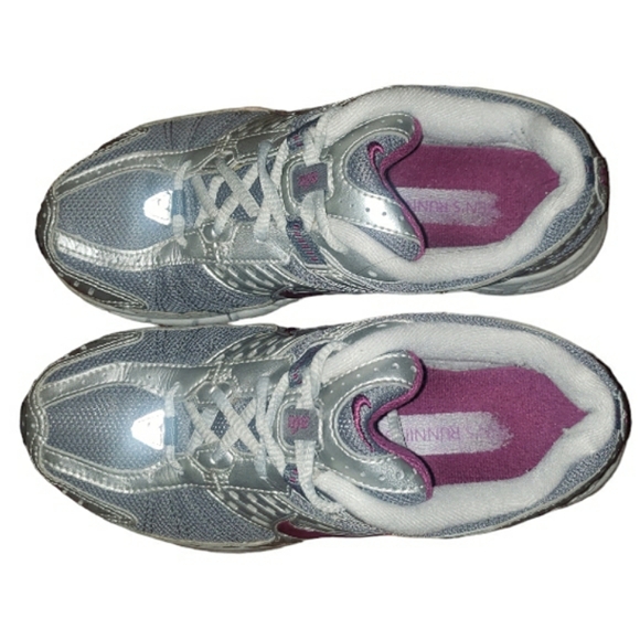 Nike Retro Dart 4 IV Impact Groove & Support Running Sneakers 6.5 Gray/Purple - Picture 8 of 16